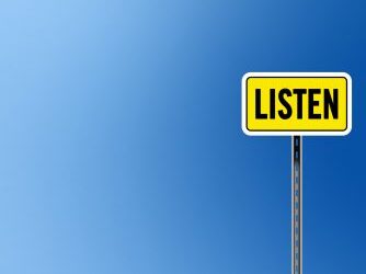 Cluing listeners into your needs